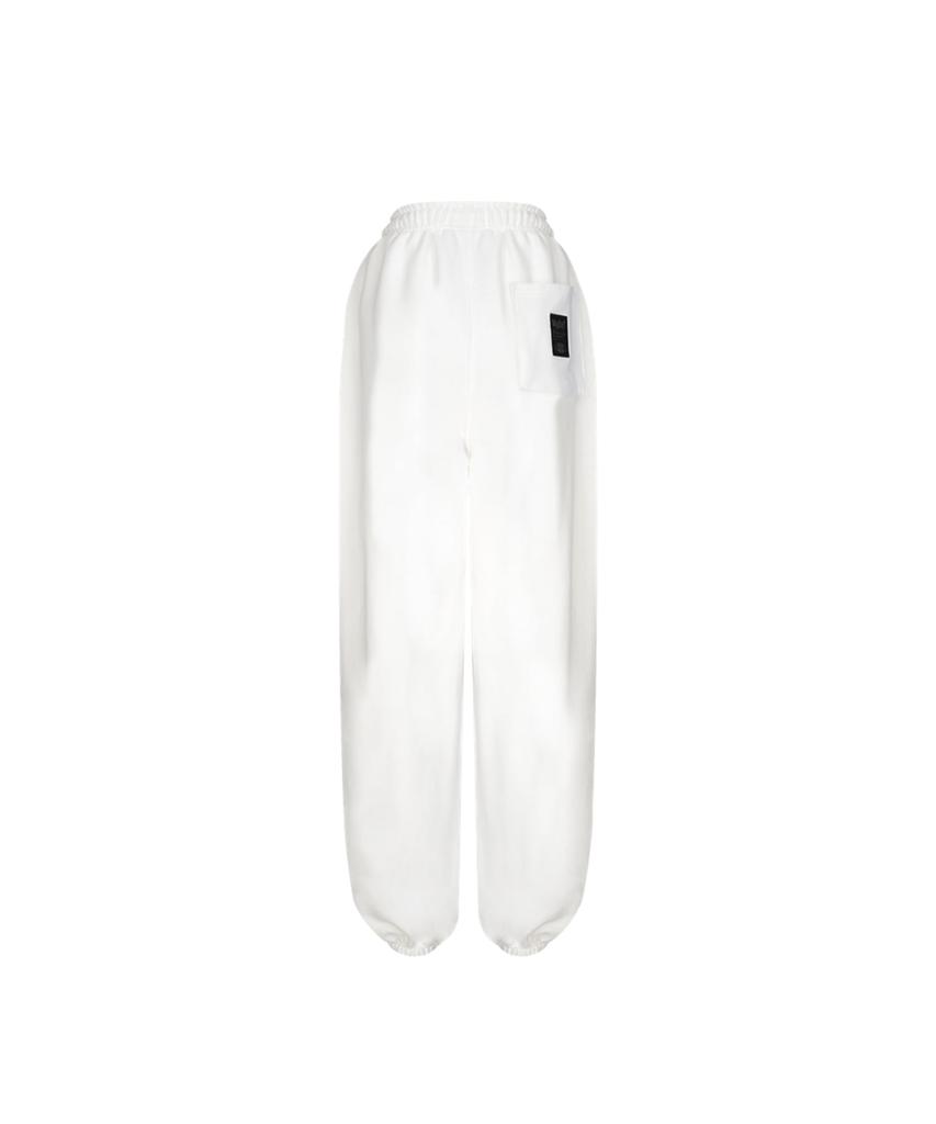 WANNABEZFIT Wonder Sweat Varsity Pants Ivory