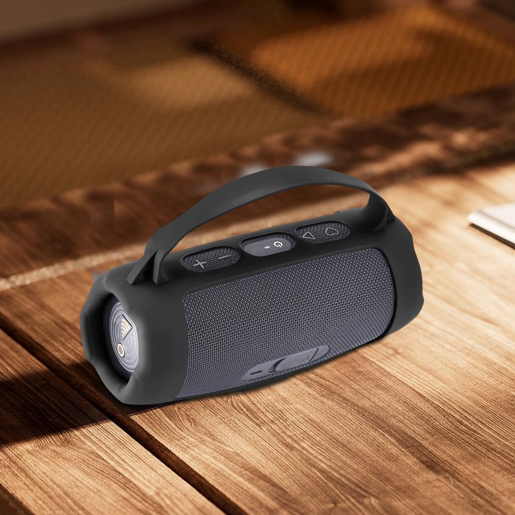 Silicone Cover Case Waterproof Protective Skin Case Shockproof with Shoulder Strap for JBL Charge 5 Wi-Fi & JBL Charge 5 Speaker