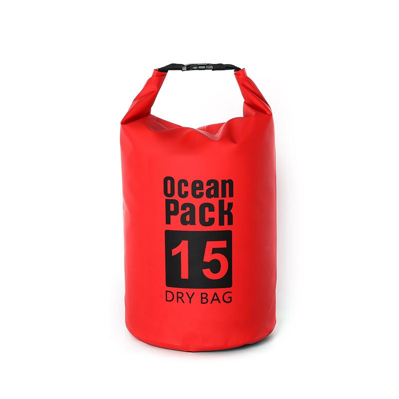 Waterproof Outdoor PVC Mesh Inflatable Rafting & Swimming Bag Backpack 15L