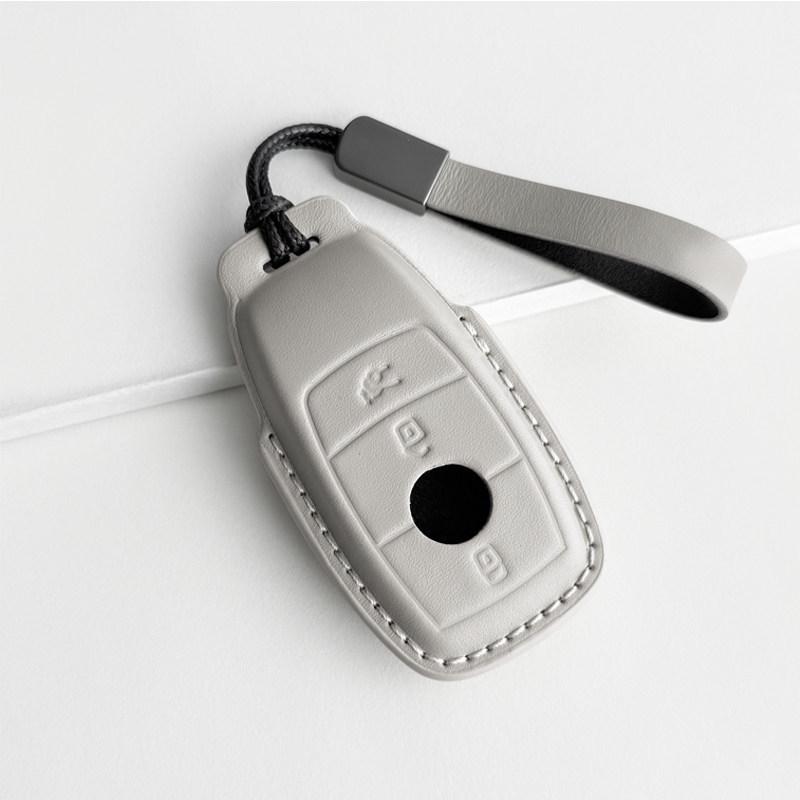 Genuine Leather Key Cover for New Mercedes C200L GLC260L A180L E300L