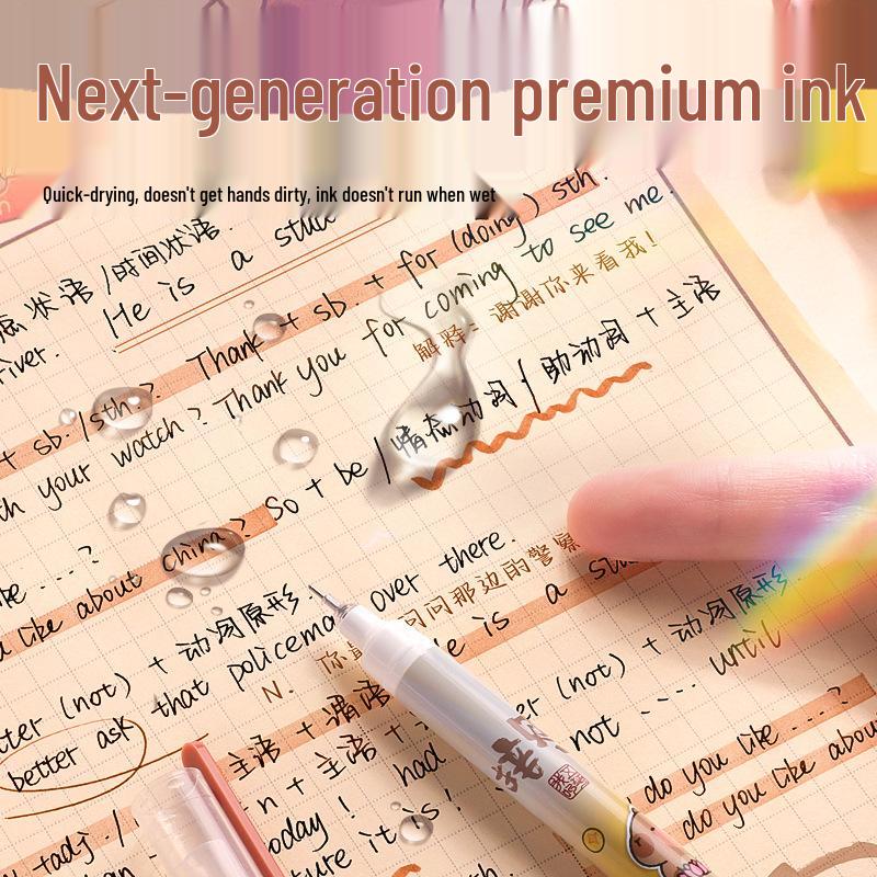 High-Capacity Student Cartoon Gel Pen Set - 30 Pieces