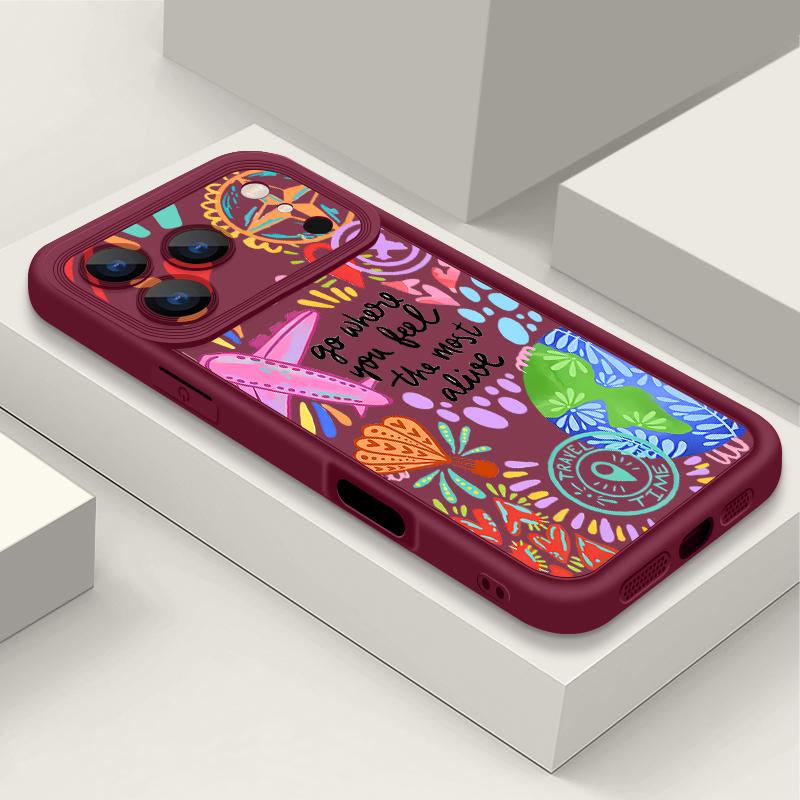 Cartoon Fire Balloon Pattern Case For iPhone 17 Pro Max Shockproof Silicone Bumper Cover For iPhone 16 Pro Max Funda iPhone 15 14 13 12 11 16E Air