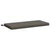 Bench Cushion SOEST 100percent Polyester Gray 80 X 40 X 5 Cm