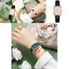 2022 Green Quartz Ladies Watch With Beautiful Square Dial For Live Broadcasting