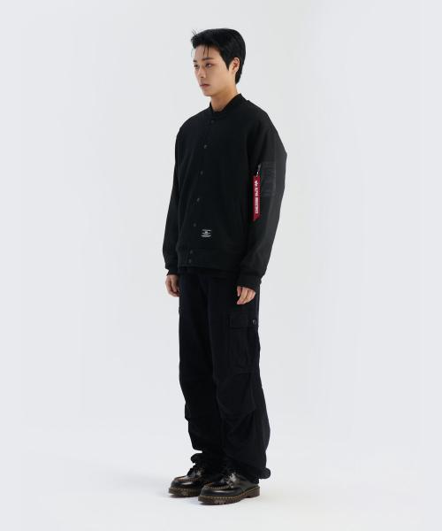 Alpha Industries Ma-1 Fleece Jacket Black