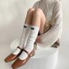 Solid Color Long Socks Stockings Women Autumn Winter Cotton Knee Socks Women Stockings Jk Japanese Style Vintage Knee High Socks