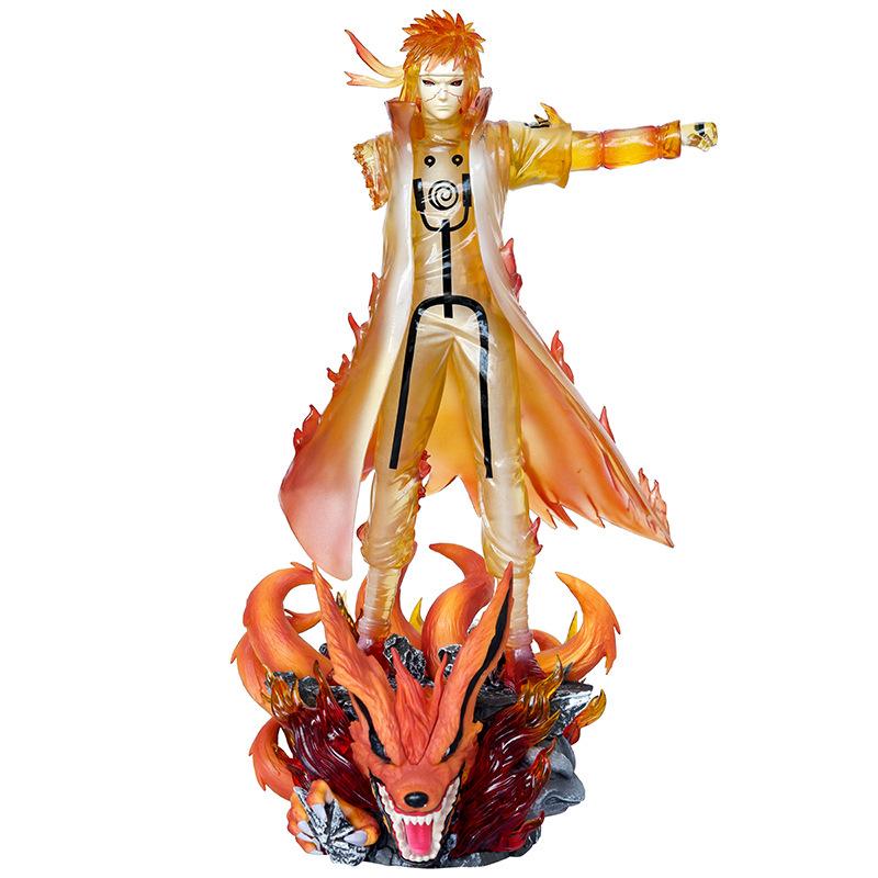 Ninja Anime Minato & Naruto Desktop Statue Ornament - Two-Dimensional Model Gift