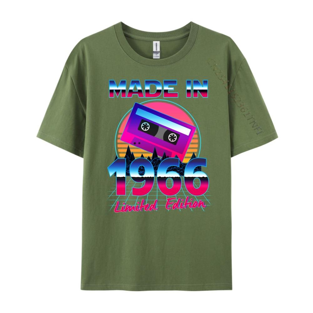 58 Years Old 1966 80s Cassette 58th Birthday Graphic T Shirts 100 Cotton Tshirt Luxury Clothing Breathable Printed TShirt