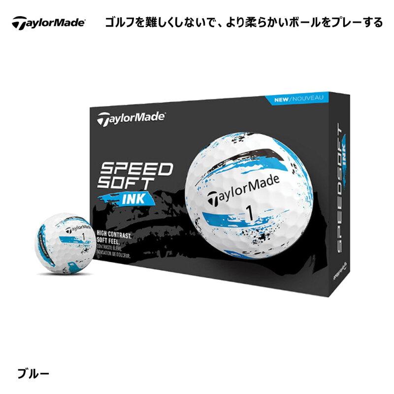 Free Shipping Golf Balls TaylorMade Speed Soft Ink Golf Ball 1 Dozen [12 Balls]