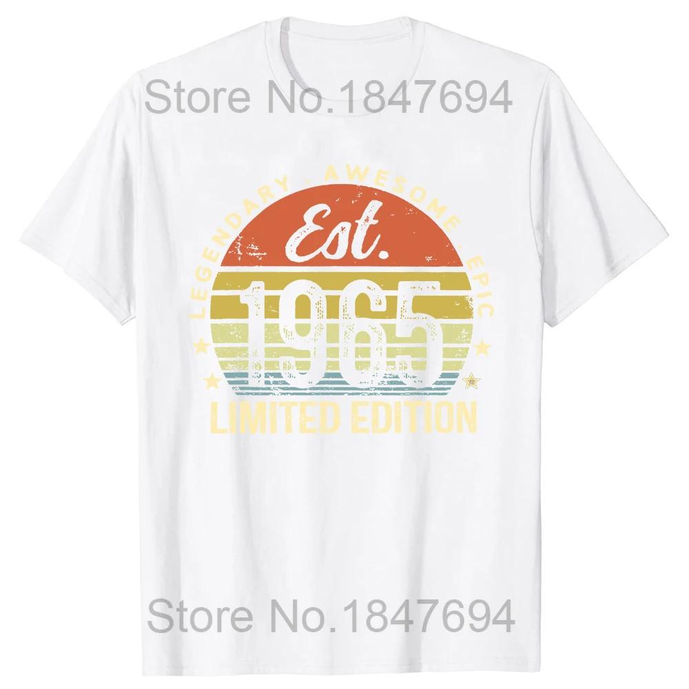 59 Years Old Vintage 1965 Limited Edition 59th Birthday Born in 1965 Shirt Summer T-shirt Retro Vintage Daddy Tshirt Top Tees