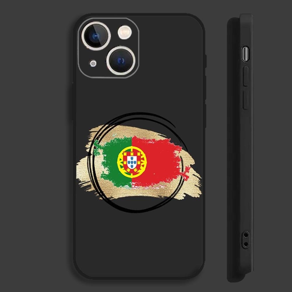 Portugal Flag Portuguese Country Phone Case For iPhone 15,14,13,12,11 Plus,Pro,Max,XR,XS,X,7,8 Plus,SE,Mini Silicone Soft