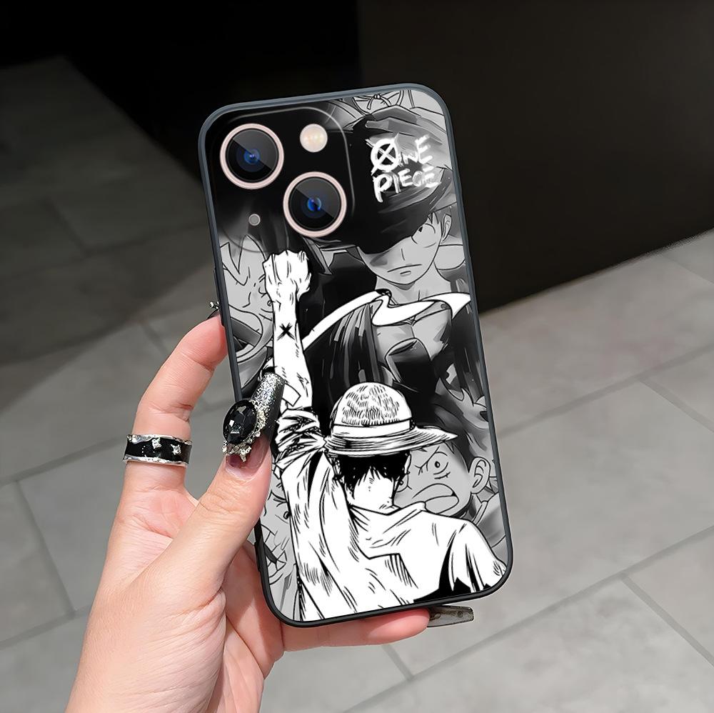 ONE PIECE Luffy Apple 17promax mobile phone case iphone12 trendy brand men's 15 anti-drop 14 protective case 13