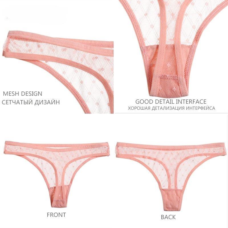 Sexy Spitze Höschen für Frauen Perspektive Frau Tanga Low-taille Unterhose Aushöhlen G-string Neue Femme Unterwäsche