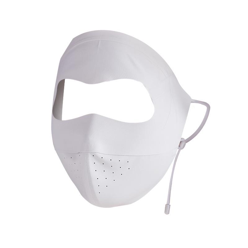 Ice Silk Women's Facekini: Full Face Anti-UV Sunscreen Mask for Summer