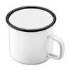 350ml Emaille-Wasserbecher Zuverlässig Runde Kante Metall Stabil Rostfrei Milchkaffeebecher für Zuhause