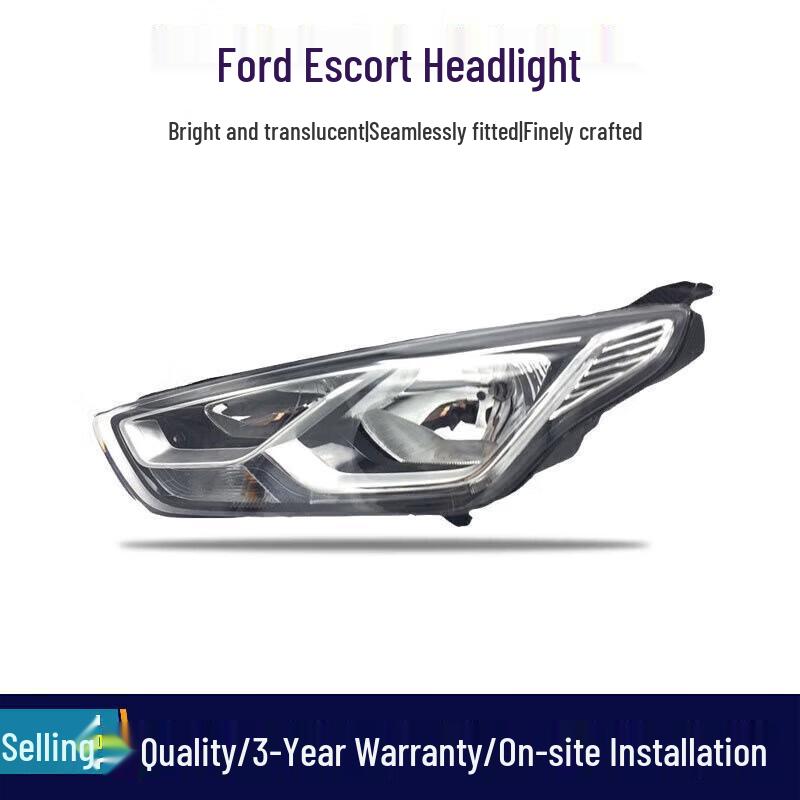 

Compatible 2015-17 Ford Escort High Beam Headlight Cover Assembly Brand Factory (High version, with LED) Left