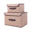 Aufbewahrungsbox mit großem Fassungsvermögen aus faltbarem Vliesstoff für die Organisation zu Hause