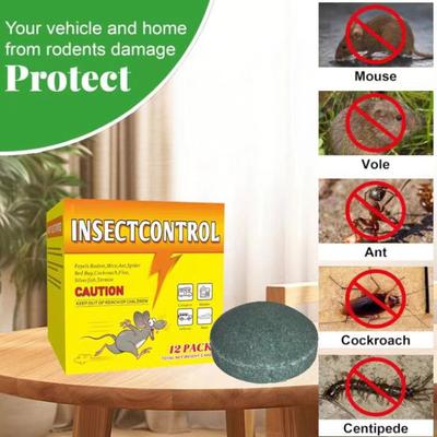 12 Συσκευασία έλαιο μέντας για ποντίκια, αρουραίοι σκίουρος για εσωτερική και εξωτερική χρήση