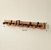 Nordic Solid Wood Coat Rack Wall Mounted Creative Towel Holder Mobile Musical Note Clothes Rack Storage Shelves Furniture