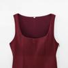 2025 Women's Spring Slimming Elastic Vest with Short Skirt Hem Style