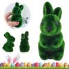 Easter Bunny Foam Flocking Simulation Moss Stereoscopic Simulation Bunny Holiday Decoration Gardening Simulation Ornament