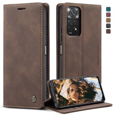 CaseMe Flipové kožené pouzdro na telefon XiaoMi 13T Pro 12T 11T 10T RedMi Note 12 12S 11 11S 10 10S 9S iPhone 15 14 13 Magnetický kryt na peněženku Samsung S23 FE