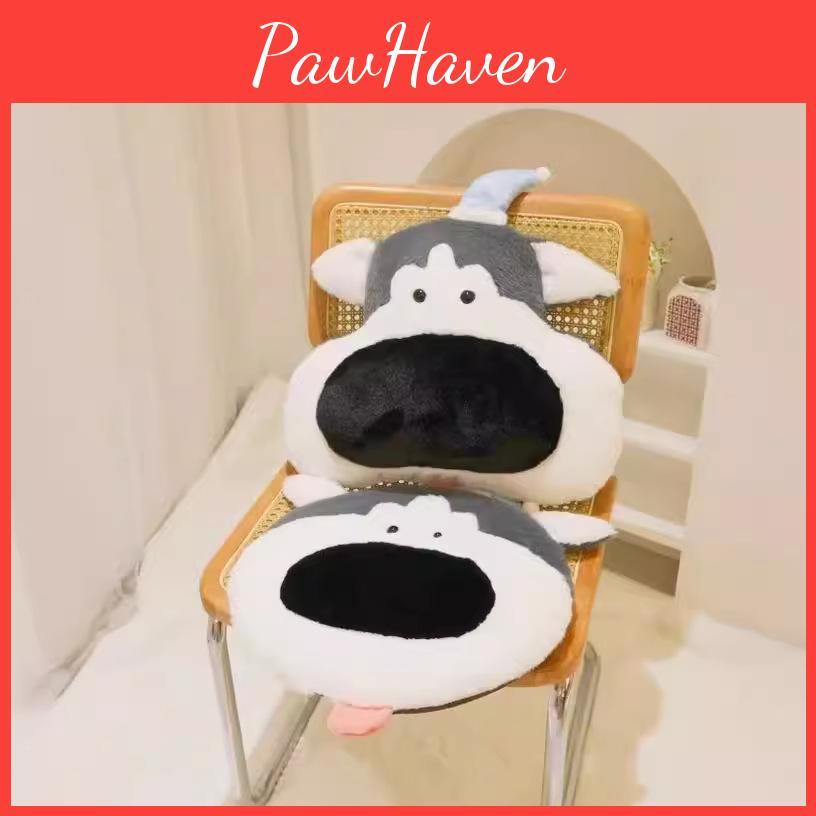 New Popular Big Nose Dog Seat Cushion Husky Corgi Shiba Inu Memory Foam Butt Pad Pillow Car Pillow Plush Toy