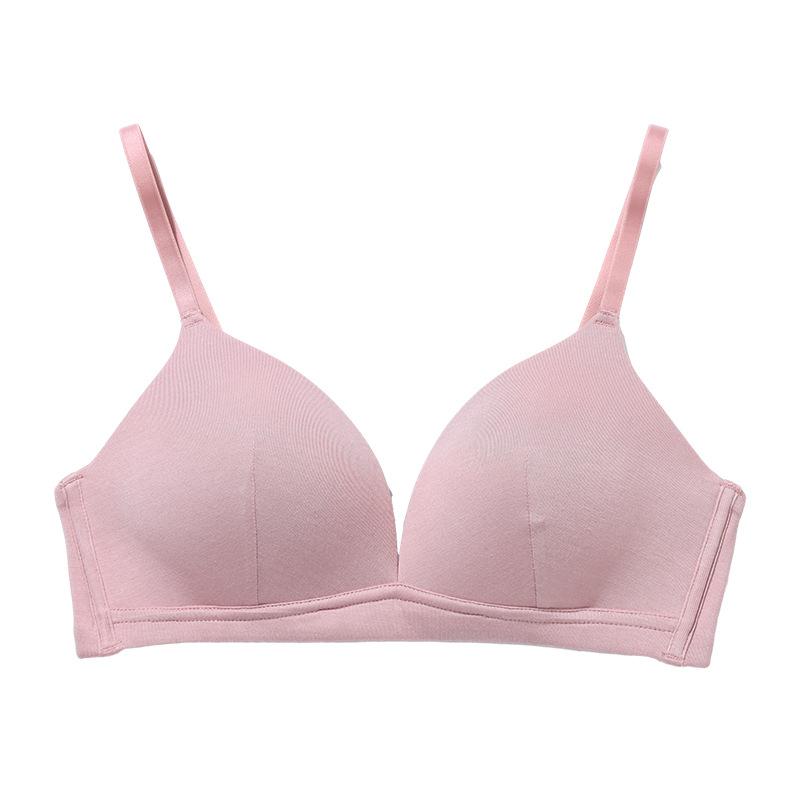 Women's Steel-rimless Underwear Women's Gathering Anti-sagging Small Breasts Not Empty Cup Traceless Bra Breathable Bra Women's Bra