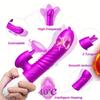 Powerful Thrusting Vibrator Female Clitoris Sucker Vacuum Stimulator Tongue Licking Sucking Dildo Adult Goods Sex Toy for Women