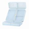 Portable Medicine Case Foldable Magnetic Pill Box Organizer with 7 Compartments(Blue)