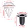 Capac Ornament Trim Clip Fixare Jantă Aripă Laterală Prag PNL FOR VW Jetta Passat Beetle Scirocco Tiguan Touareg 3C0853585