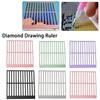 3D Diamond Drawing Ruler High Precision Lightweight Gem Painting Rulers Anti-Slip Gem Painting Grid