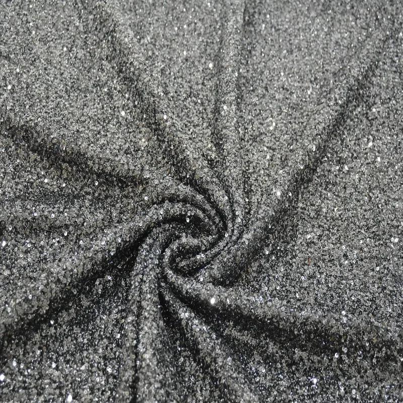26 Colors 3mm High-Density Glitter Sequin Fabric Christmas Wedding Decoration Dress Handbag Accessories Trimming Cloth Material