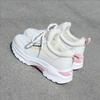 Autumn and Winter Sports Shoes Women's Velvet Cotton Shoes Dad Shoes Female Student Korean Version Versatile Little White Shoes Casual Thick Sole I