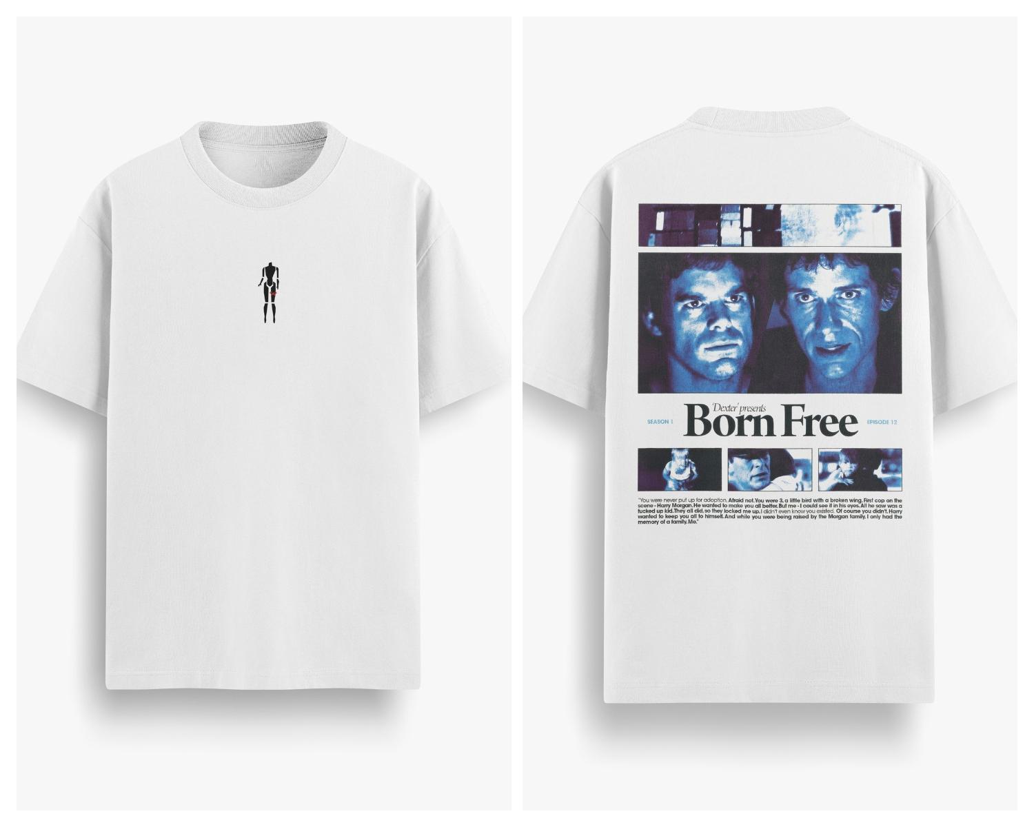 

Класичний серіал Декстер Принт Футболка Повсякденна Бавовняна Ретро Футболка Чоловіча Мода Оверсайз Вуличний Одяг Унісекс L