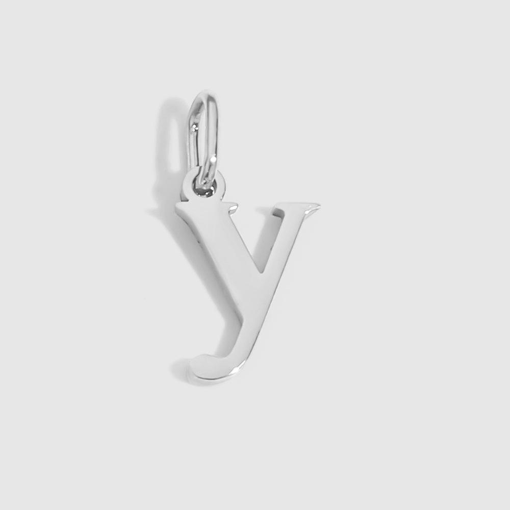 Chi Hang Jewelry Stainless Steel Lowercase Alphabet Pendant - 26 Letters