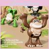 Baby Monkey Toy With Flip Tumble Action For Toddler Development And Learning
