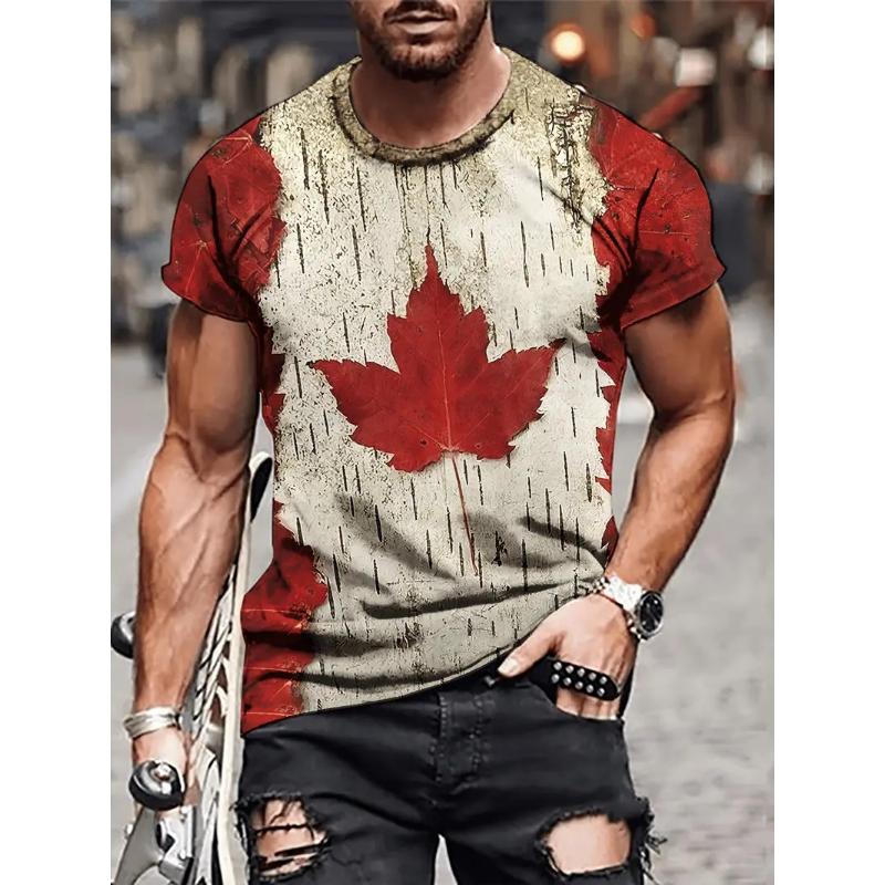 Fashion 3D Print Men Short Sleeve Round Neck T-Shirt Plus Size Tee Summer Casual Tshirts
