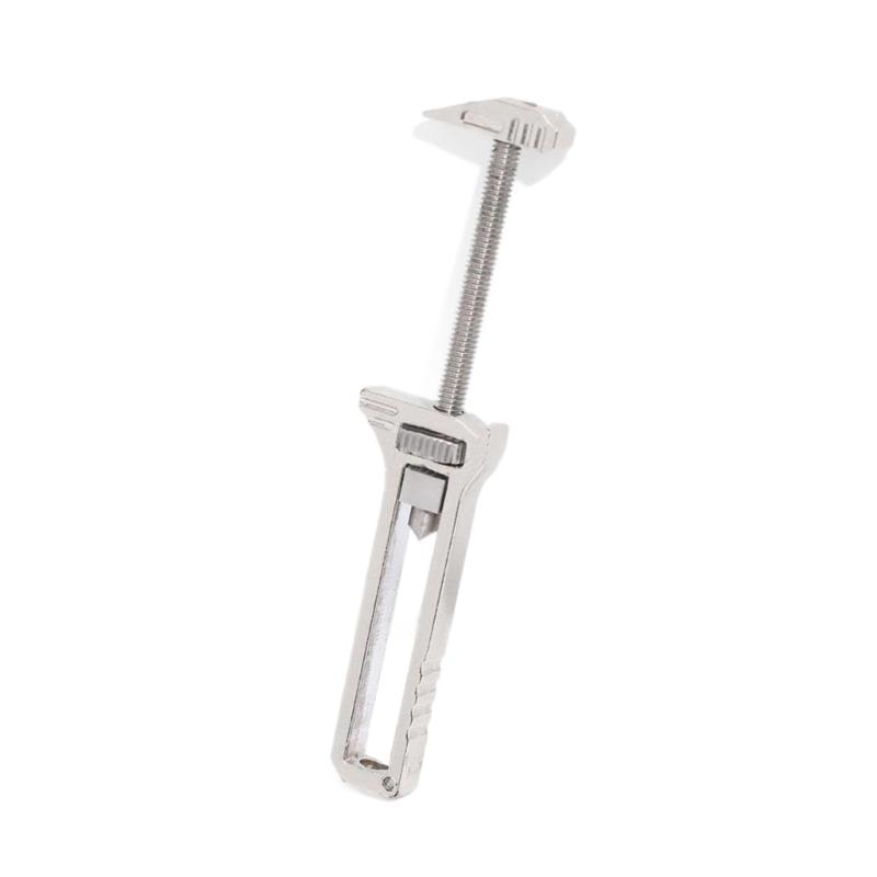 Lightweight Aluminum Alloys Multipurpose Keychain Wrench Integrated Nail Puller Removal Bottle Opening Compact Design