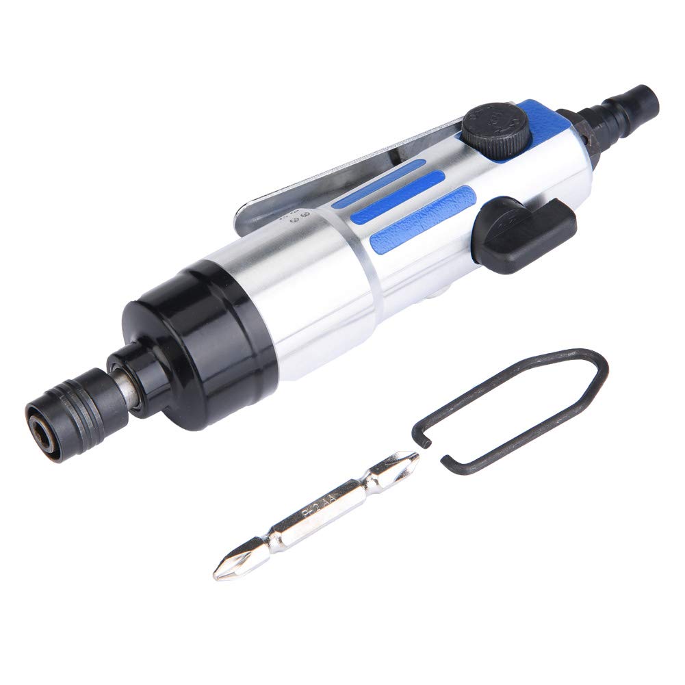 

Промисловий Пневматичний Прямий Реверсивний Драйвер Повітряний Повітряний Шуруповерт 1/4 Шуруповерт, Ручний, Крутний момент, Інструмент, 35Нм, 9000 об/хв, Шліфмашина,