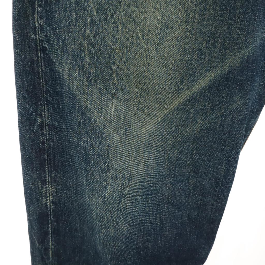 Evisu Made In Japan No. 2 Ebisu Seagull Paint Denim Pants W32 Jeans Men's Used