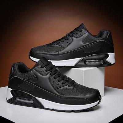 Síťované tenisky s podrážkou Air Cushion, barevné bloky, ležérní sportovní boty