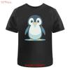 Baby Penguin Cotton T Shirt Ta045319 Vintage Washed Homme Comfortable Breathable Versatile Fashion Unisex