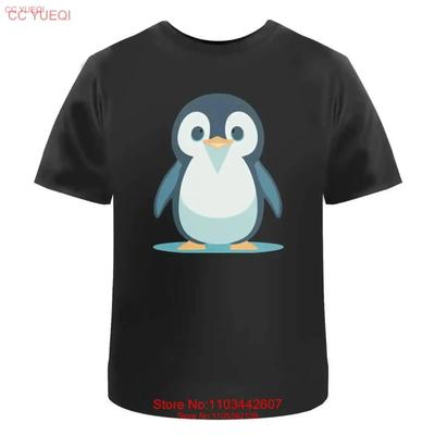 Baby Penguin Cotton T Shirt Ta045319 Vintage Washed Homme Comfortable Breathable Versatile Fashion Unisex