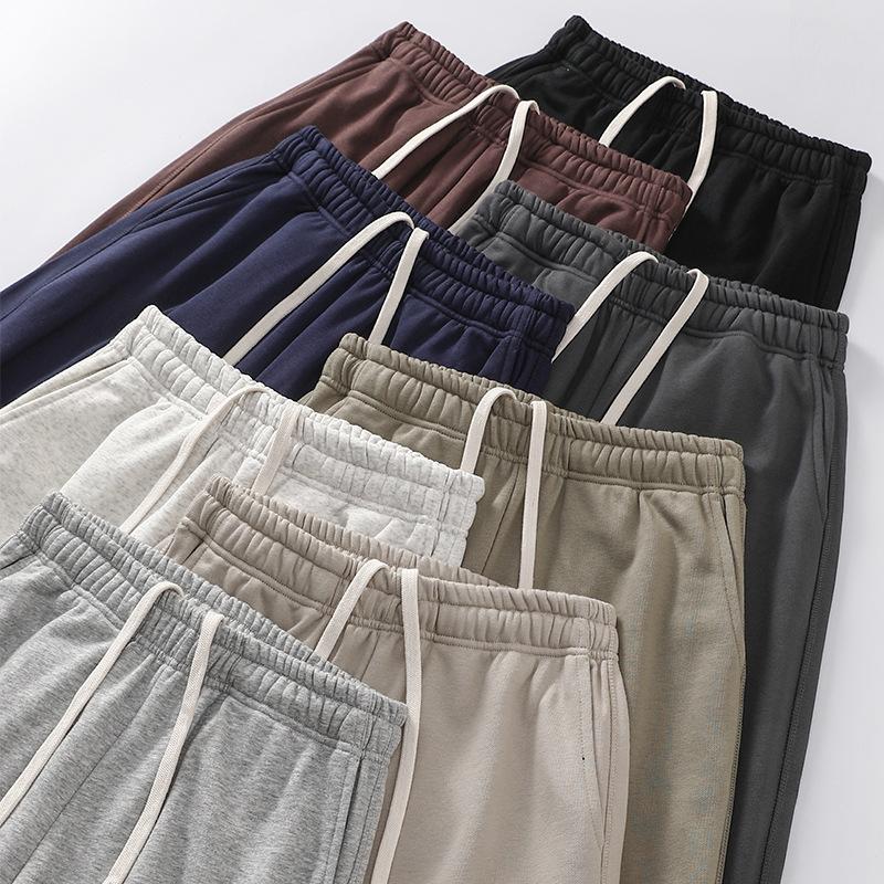 Summer Men and Women Couple Sweatpants Sports Casual American Loose Trousers
