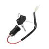 2 pcs Ignition Switch Lock and Key Set for Bike Tricycle Electric Scooter Accessories Replacement