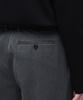 Musinsa Standard Heavyweight Fleece-Lined Real Wide Hidden Elastic Waist Slacks [Medium Gray]