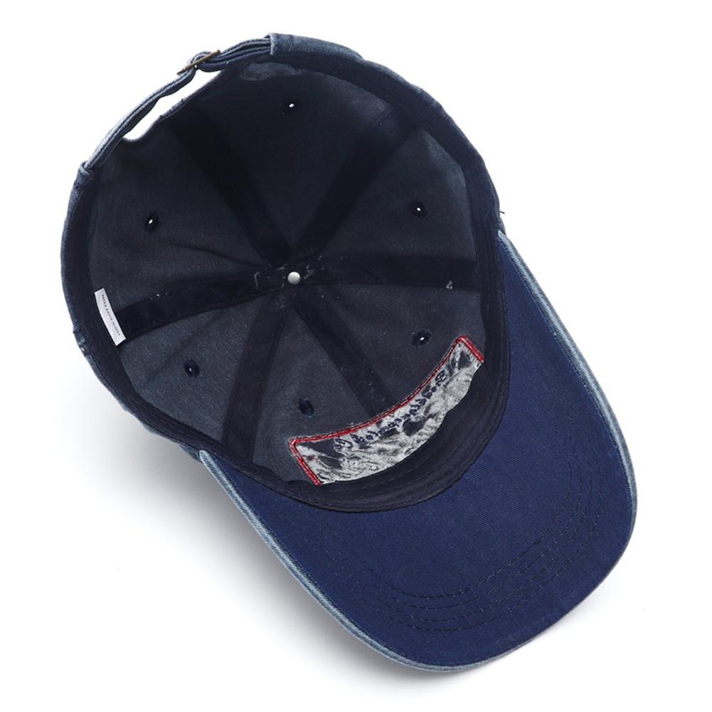 Snapback Adjustable Stitching Embroidered York New Brand Latest Fresh Neutral Gender Women Men For Cap Baseball Cotton Washed Vintage School Old