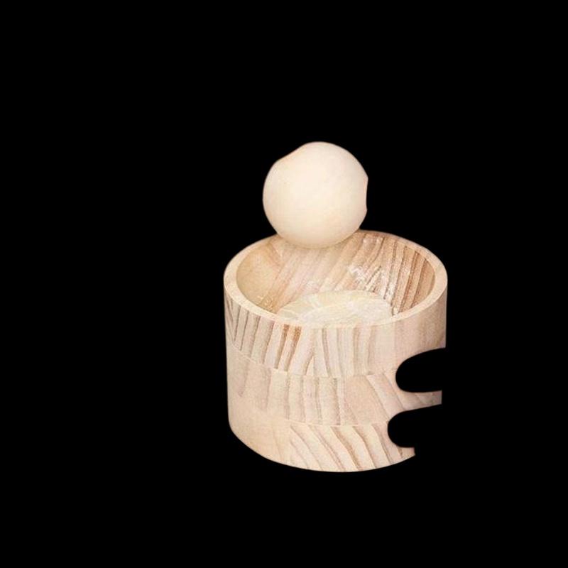 Strumento per la pressatura di ravioli in legno, stampo in legno e pallina, pressa per la pasta manuale, strumento per la stesura di torte manuali, creatore rapido di involucri per ravioli