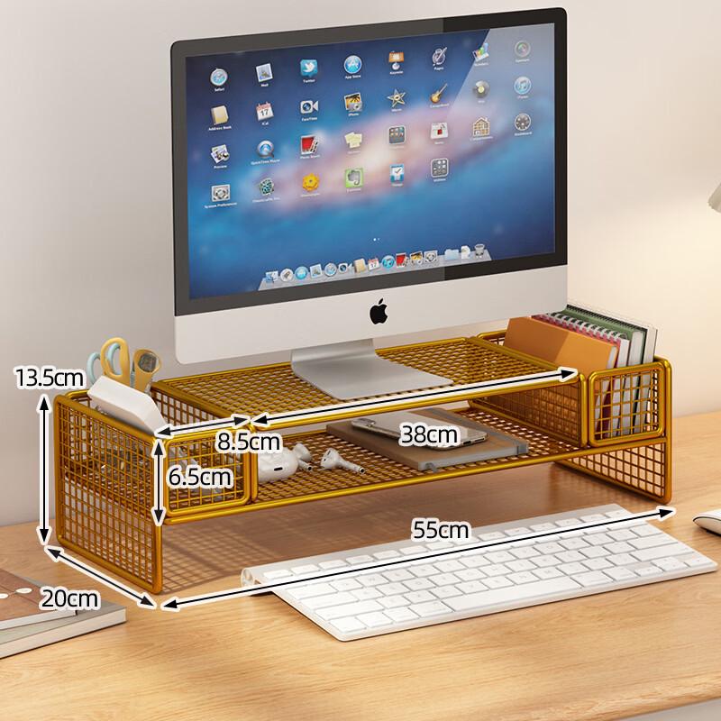 OLOEY Laptop Riser with Cooling & Dual Storage